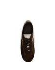 Alexander McQueen Brown Suede Leather Athletic Sneakers