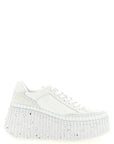 Chloé White Polyester Wedge Sandals