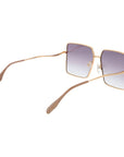Trussardi Gold Stainless Steel Sunglasses