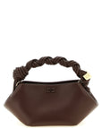 Ganni Brown Leather Handbag