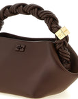 Ganni Brown Leather Handbag