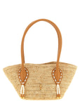 Christian Louboutin Beige Raffia Tote Bag