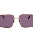 Trussardi Gold Stainless Steel Sunglasses