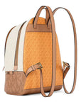 Michael Kors Orange Canvas Backpack
