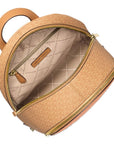 Michael Kors Orange Canvas Backpack