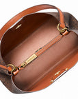 Michael Kors Brown Canvas Shoulder Bag