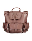 Coccinelle Brown Leather Backpack