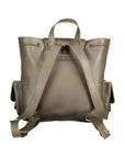 Coccinelle Brown Leather Backpack