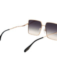 Trussardi Black Stainless Steel Sunglasses
