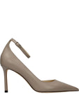Jimmy Choo Gray Leather High Heel Pumps