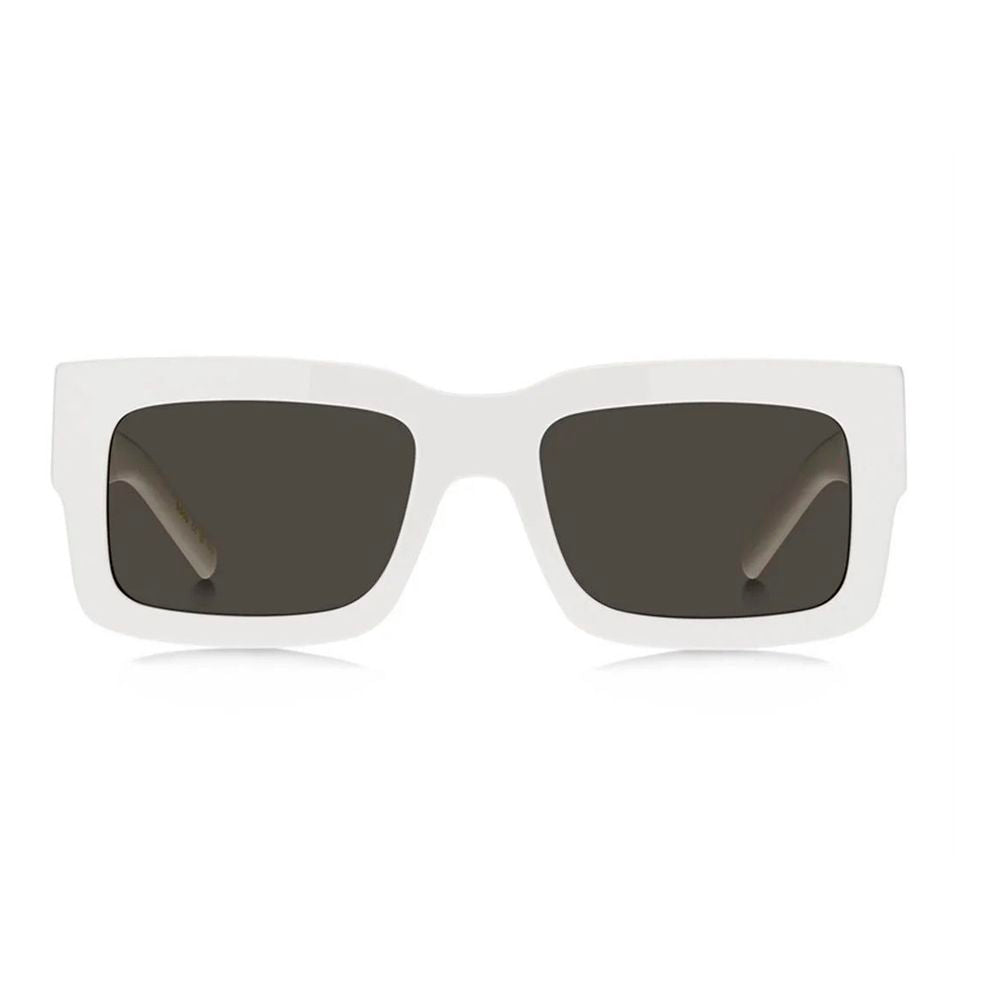 Hugo Boss Occhiali da Sole Bianco con Lenti Grigie e Protezione UV