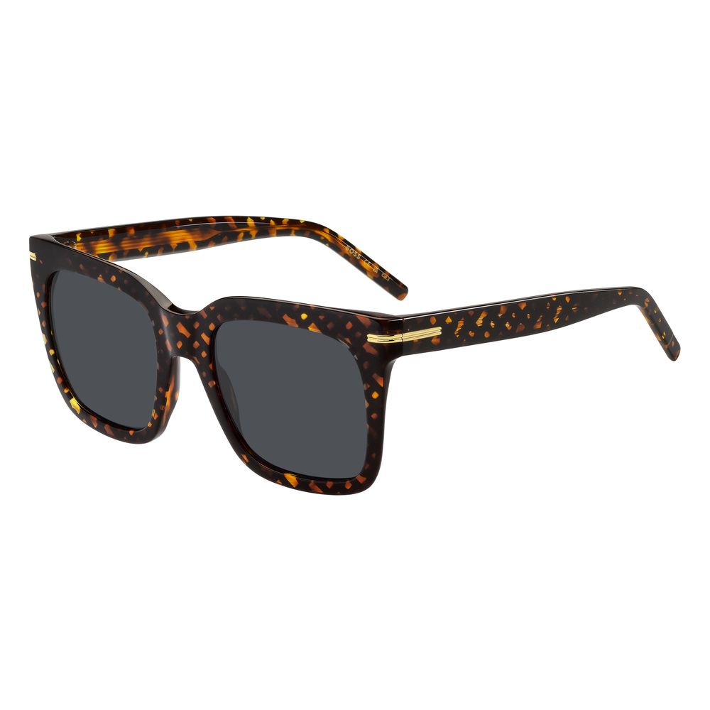 Hugo Boss Occhiali da Sole  Marrone con Lenti Grigie e Protezione UV400