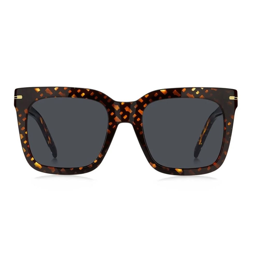 Hugo Boss Occhiali da Sole  Marrone con Lenti Grigie e Protezione UV400