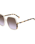 Carolina Herrera Beige Acetate Sunglasses