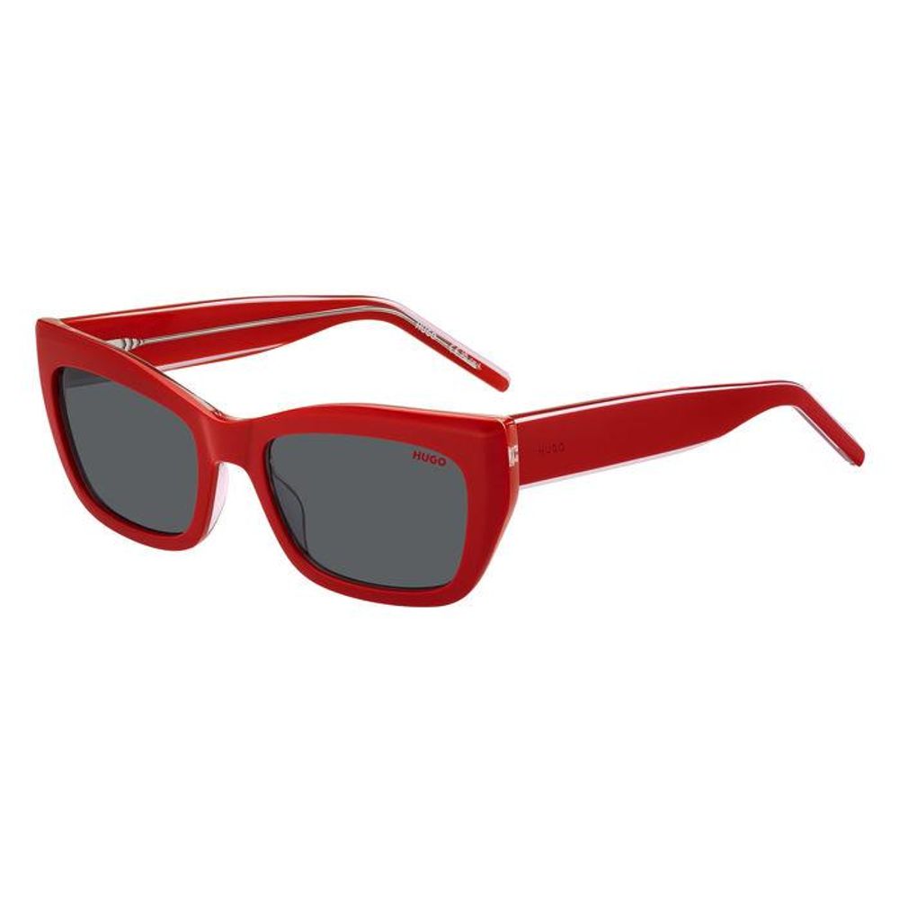 Hugo Boss Occhiali da Sole Rosso con Lenti Grigie