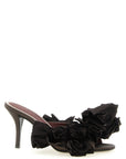 Magda Butrym Brown Viscose Stiletto Heel Sandals