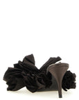 Magda Butrym Brown Viscose Stiletto Heel Sandals
