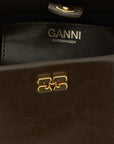Ganni Brown Polyethylene Handbag