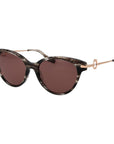 Trussardi Brown Acetate Sunglasses