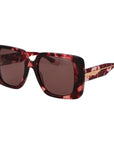 Trussardi Burgundy Acetate Sunglasses