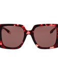 Trussardi Burgundy Acetate Sunglasses