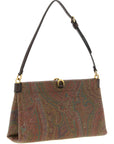 Etro Brown Pvc Clutch Bag