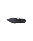 Armani Exchange Black Polyester Platform Pumps