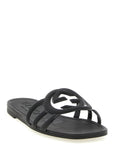 Gucci Black Rubber Slides