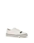 Dolce & Gabbana White Cotton Low Top Sneakers