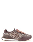 Dolce & Gabbana Purple Leather Athletic Sneakers
