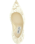 Jimmy Choo Beige Tencel High Heel Pumps