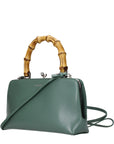 Jil Sander Green Leather Handbag