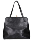 Jil Sander Black Leather Shoulder Bag