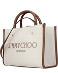 Jimmy Choo Beige Fabric Handbag