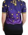 Dolce & Gabbana Purple YEAR OF THE PIG Top Cotton T-shirt