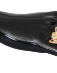 Dolce & Gabbana Gold Brass Resin Beige Dog Pet Branded Accessory Ring