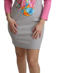 Moschino Gray My Little Pony Top Sweater Dress