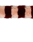 Dolce & Gabbana Pink Red Lapin Fur Accessory Shoulder Strap