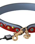 Dolce & Gabbana Blue Handbag Accessory Leather Shoulder Strap