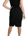 Dolce & Gabbana Black Lace Gown Bodycon Sheath Dress