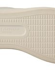 Dolce & Gabbana White Gold Leather Low Top Sneakers