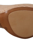 Dolce & Gabbana Beige Leather Bellucci Heels Pumps Shoes