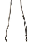 Karl Lagerfeld Light Grey Leather Crossbody Bag
