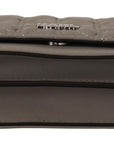 Karl Lagerfeld Light Grey Leather Crossbody Bag