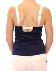 Dolce & Gabbana Blue Sailor Motive Tank Top