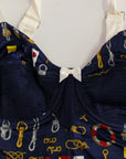 Dolce & Gabbana Blue Sailor Motive Tank Top