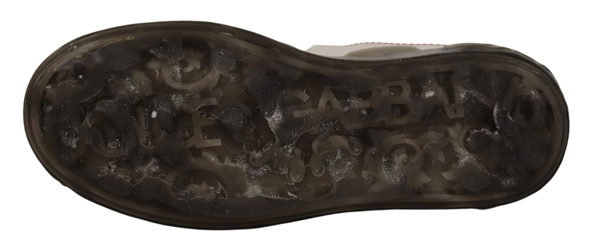 Dolce &amp; Gabbana White Leather Shoes Womens Logo Portofino Sneakers