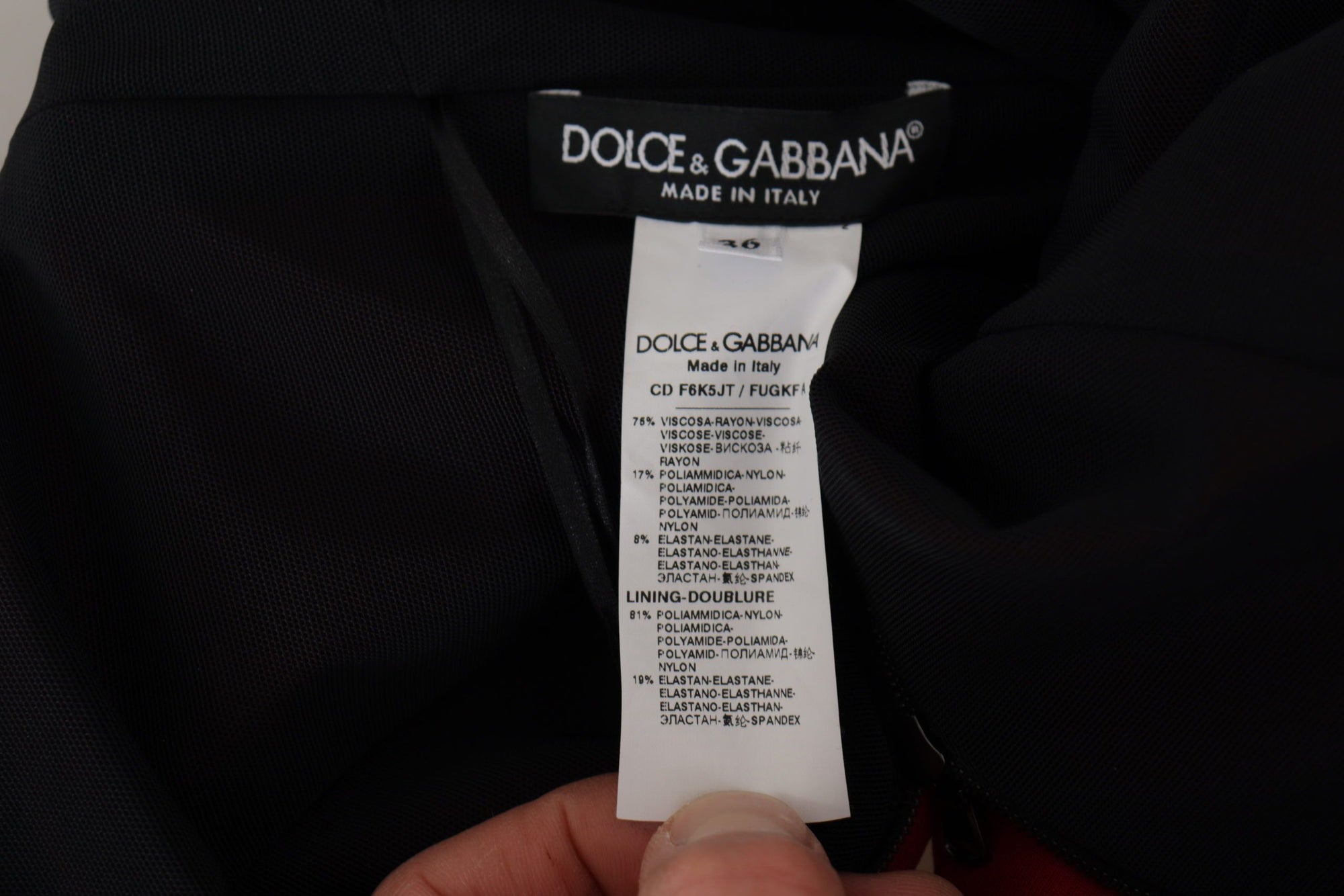 Dolce &amp; Gabbana Red Sweetheart Neck Bodycon Midi Dress