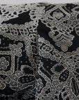 Dolce & Gabbana Black Gray Jacquard Sheath Bodycon Dress