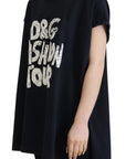 Dolce & Gabbana Black D&G Fashion Round Neck Cotton T-shirt